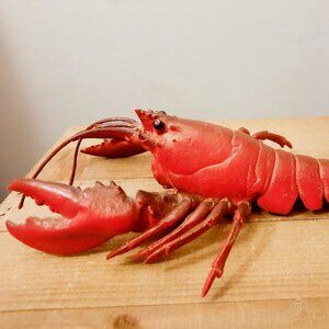 Realistic Rubber Lobster Toy Prop Marine Animal Lobster Toy Animal Educational